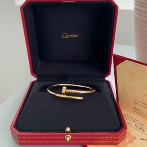 Cartier Juste Un Clou (nail bracelet ) rose gold